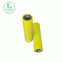 耐磨耐高溫無動力包膠滾筒硅膠輥橡膠輥Pvc輸送線滾筒軸承