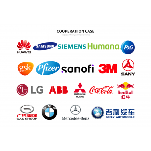 與多家知名企業合作